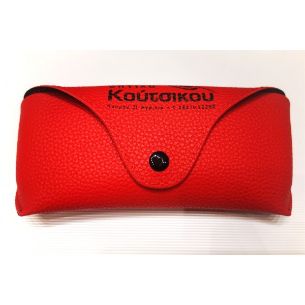 Θήκη γυαλιών τύπου RAY BAN κόκκινο χρώμα